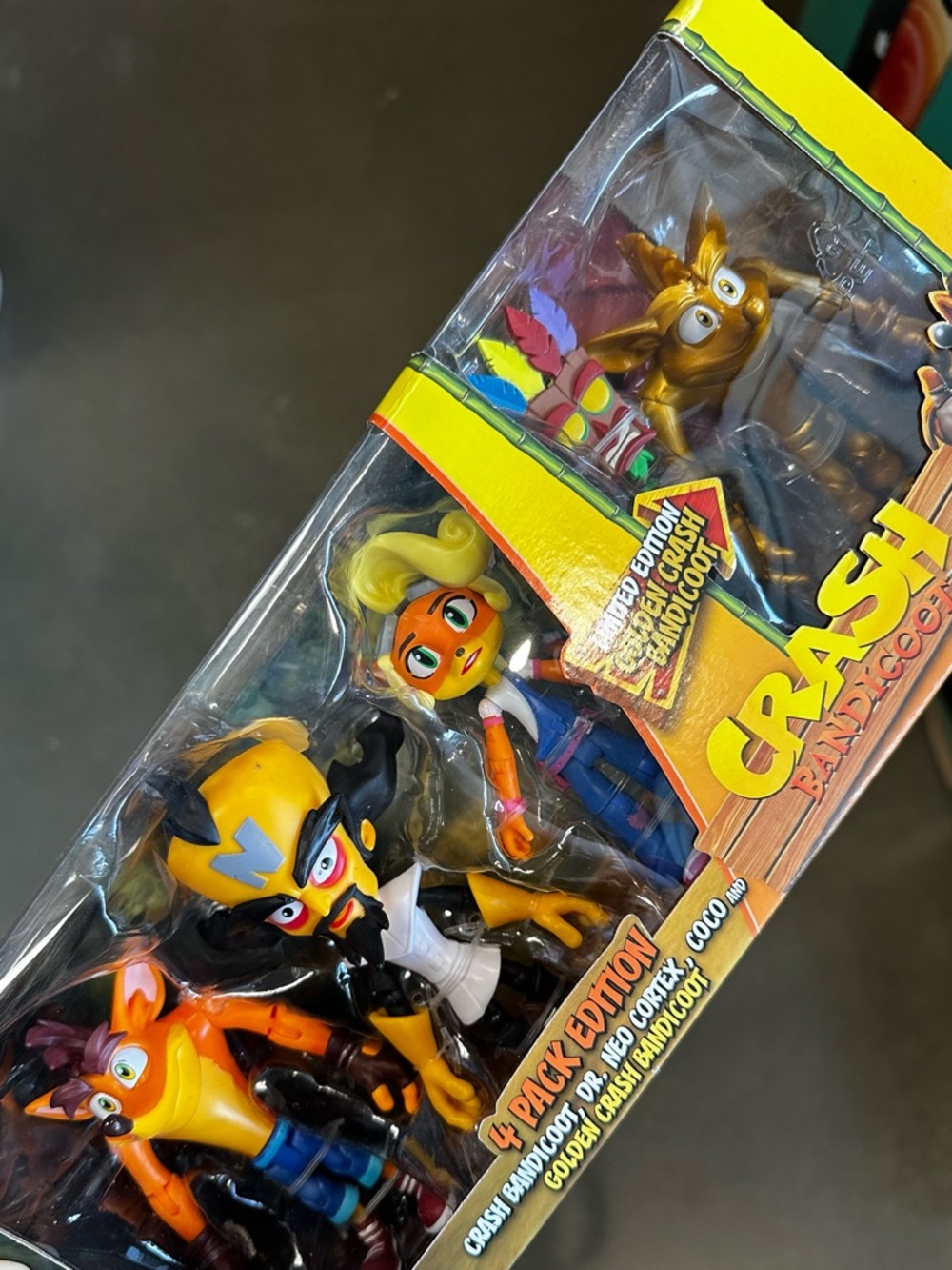 Crash Bandicoot 4-Pack Action Figures - Limited edition